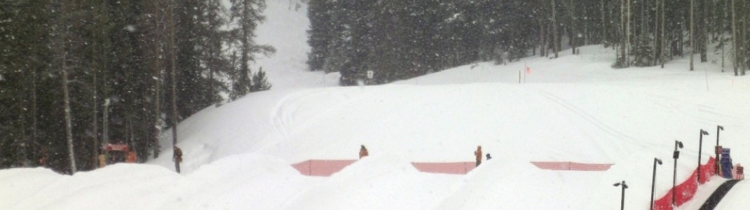Snowtubing an der Talstation des Super Bee Lifts!