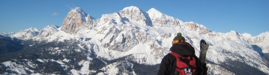 Blick über das Teilgebiet am Tofana!