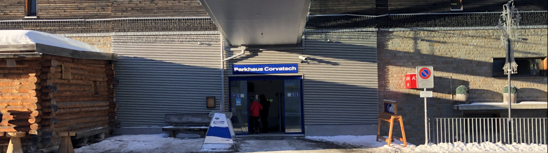 Parkhaus an der Corvatsch-Talstation
