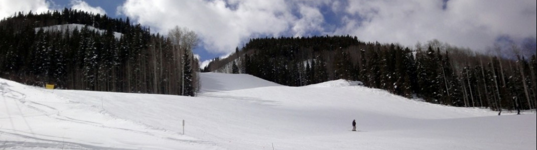 Die blauen Abfahrten am Paradise Express Lift sollten mit etwas Vorsicht auch für Anfänger kein Problem sein.