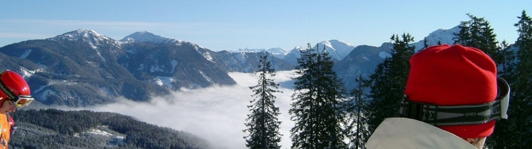 Blick von Bergstation 6er Sesselbahn Hornspitz!