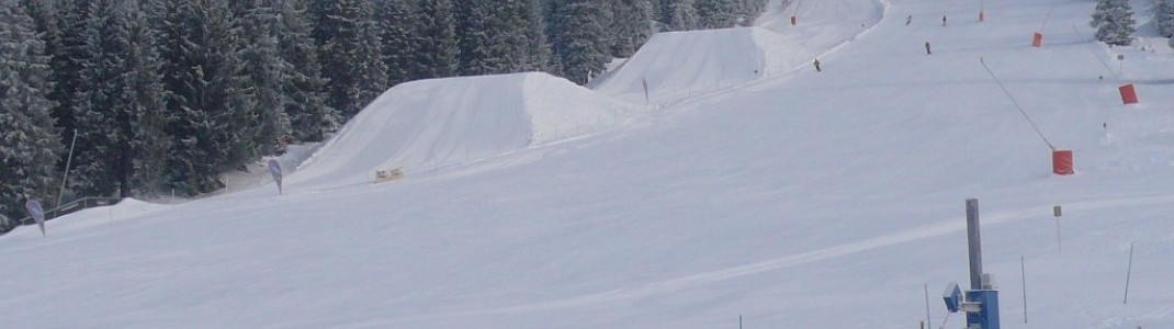 Kicker im Snowpark