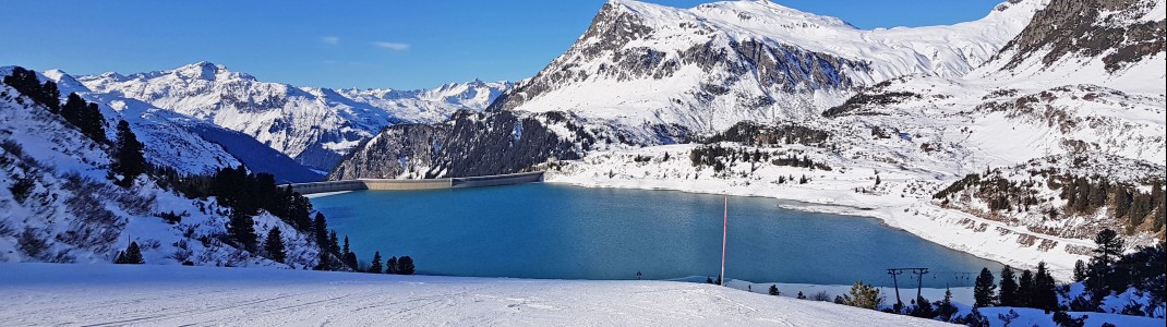 Ein landschaftliches Highlight: Die Abfahrten rund um den Kopsstausee.