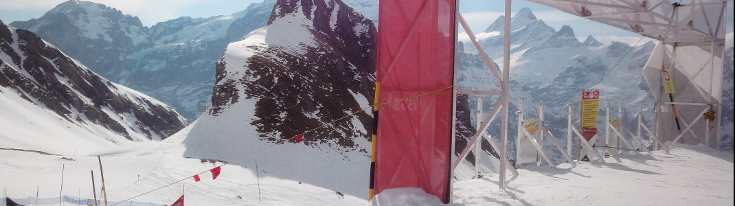 Macht durchaus Spaß: Der Skicross am Schilt Lift im First Gebiet