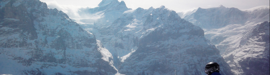 Traumhaft schön: Skifahren mit Blick auf das Jungfrau Massiv