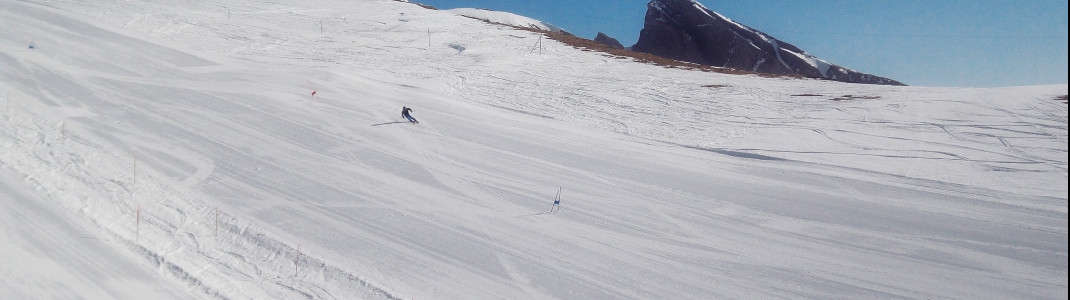 Permanente Slalomstrecke am Oberjoch Lift in Grindelwald First
