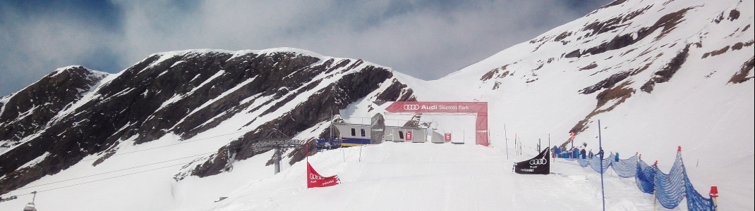 Skicross Strecke am Sessellift Schilt