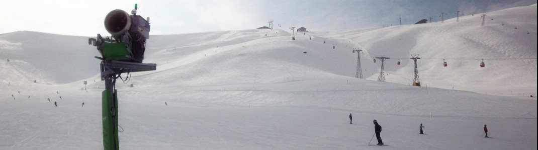 Auch im oberen Bereich von Kleine Scheidegg und Männlichen wird beschneit!