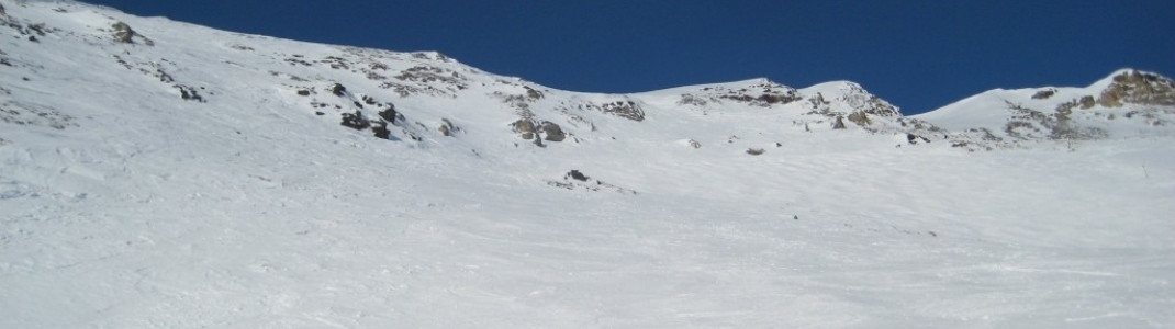 Blick auf eine der Skirouten