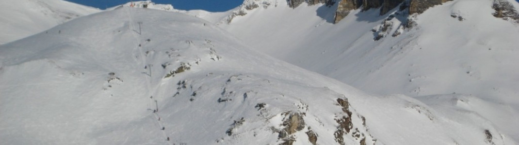 Blick auf Viehbühellift