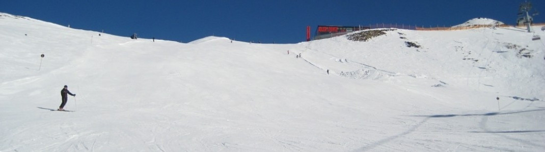 Breite Abfahrten!
