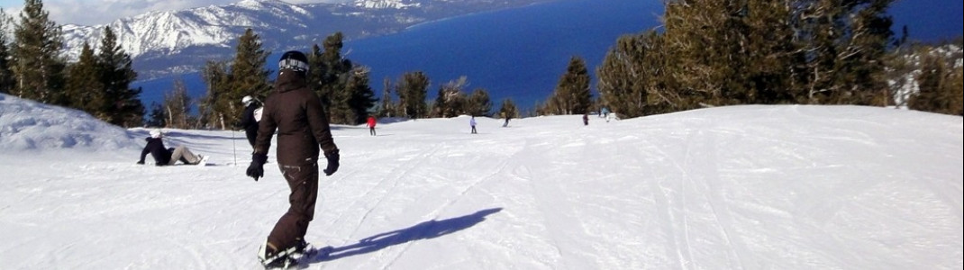 Fast alle Pisten bieten ein traumhaftes Panorama von Lake Tahoe.