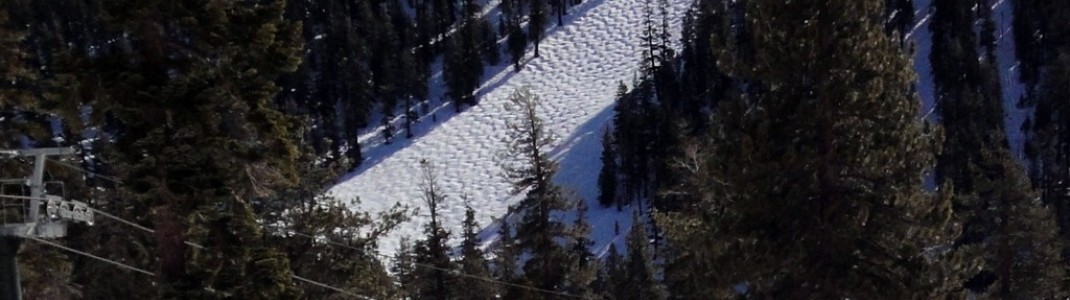 Die kurze Waterfall Buckelpiste an der Talstation des Powderbowl Express!