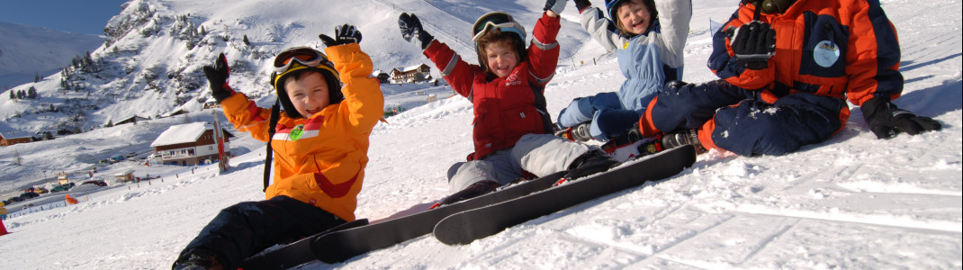 Das Skigebiet ist sehr gut für Kinder geeignet.
