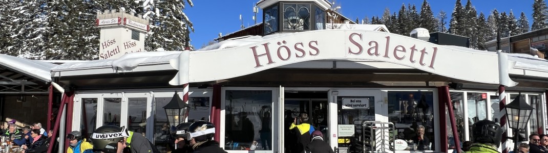 Das Höss Salettl ist ein Bedienrestaurant.