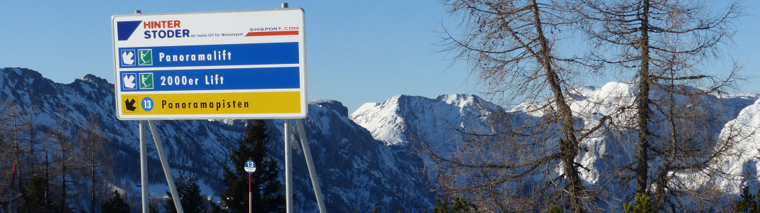 Die Lifte führen bis auf 2.000 Meter