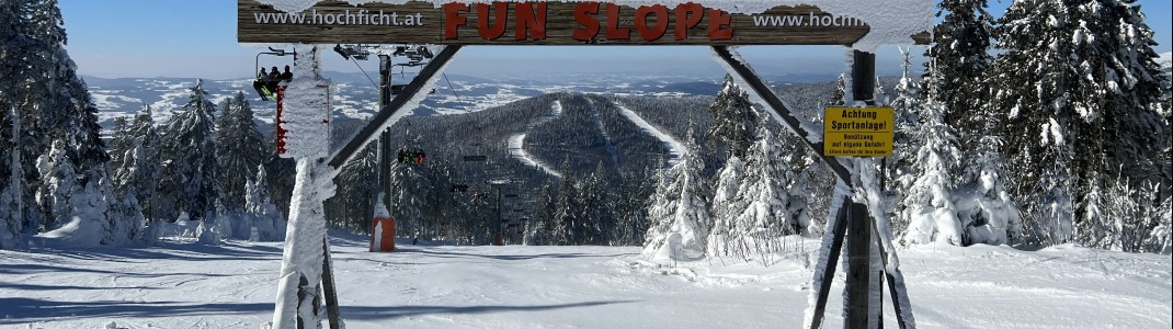 Die Fun Slope am Hochficht war bei unserem Besuch geschlossen.