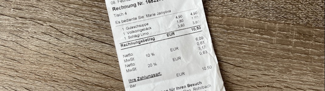 Keine überteuerten Preise bei der Einkehr