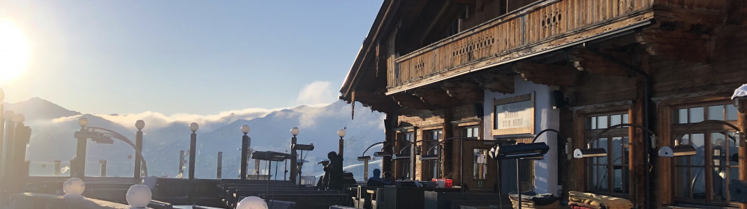 Sonnenuntergang auf der Kristallhütte