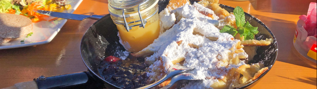 Kaiserschmarrn auf der Firnhütte