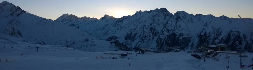 Sonnenuntergang auf der Idalp