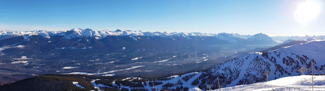 Traumhafter Blick auf die Rocky Mountains