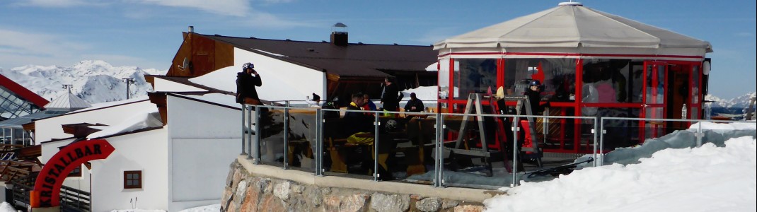 Die Kristallbar befindet sich beim Restaurant Pengelstein nahe der Bergstation der 3S