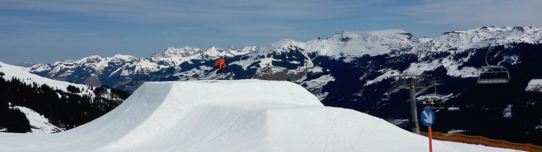 Die Jumps sind bis zu 13 Meter hoch