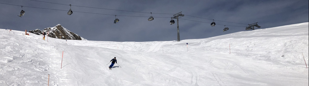 Etwas mehr als die Hälfte der Pisten in Kaprun sind rot oder schwarz.