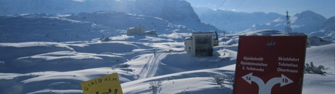 Blick auf die Talstation der Dachstein Krippensteinbahn III!