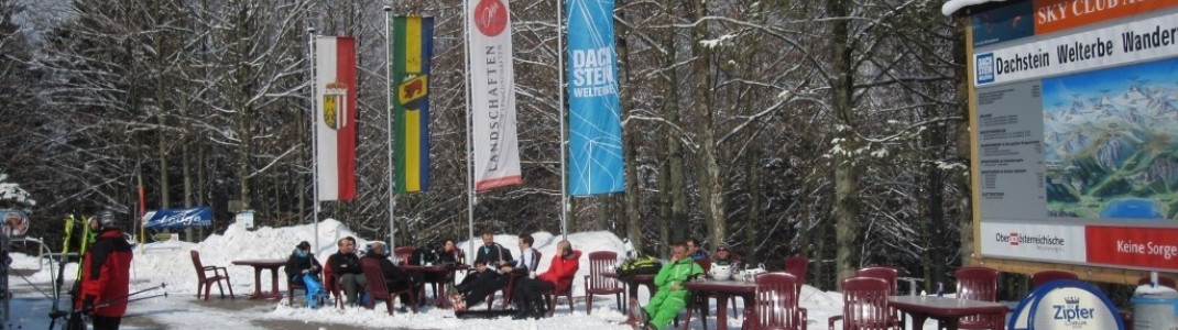 Terrasse neben der Talstation!