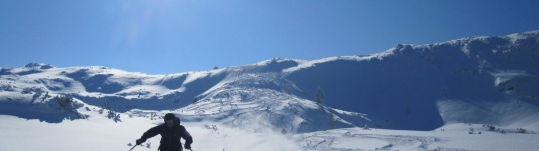 Sonne pur + Tiefschnee!