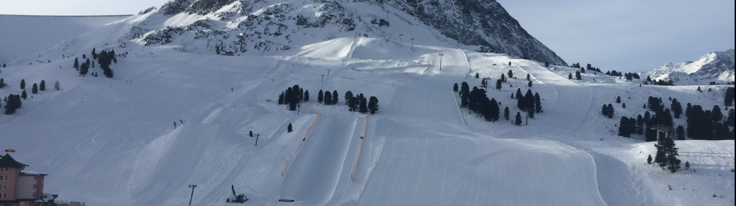 Der KPark ist das erste Ziel für alle Freestyler und Snowboarder