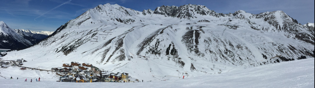 Beschaulich liegt das Bergdorf Kühtai inmitten des hochalpinen Geländes in Tirol
