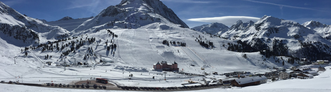 Einzigartiges Panorama und Skifahren auf über 2.000 Meter sind die Hauptargumente des Skigebietes Kühtai