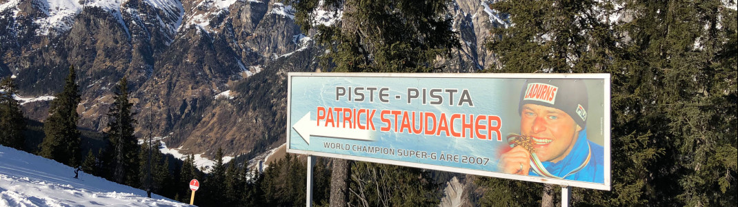 Die berühmteste Piste in Ladurns: Die Patrick Staudacher Piste