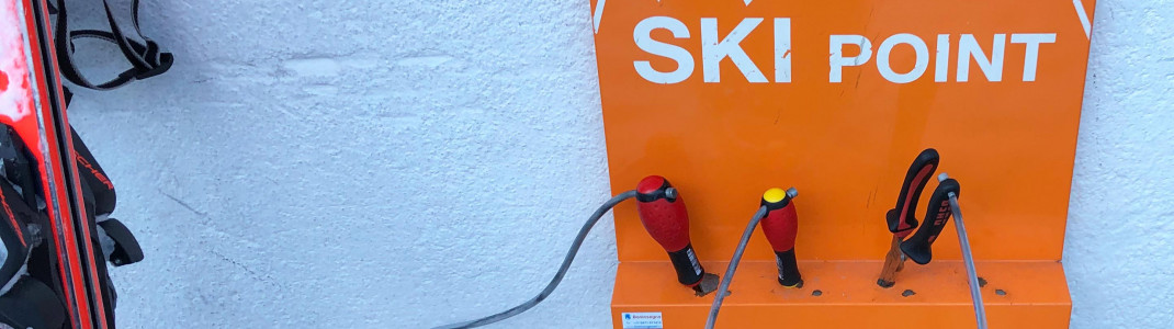 Werkzeug zum Einstellen der Skibindung befindet sich an der Talstation.