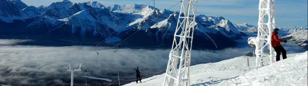 Der Tellerlift zum Whitehorn benötigt gutes Sitzfleisch und einige Anstrengung - der Ausblick belohnt aber dann