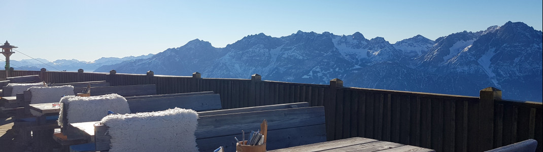 Das Steinermandl Panoramarestaurant ist die höchstgelegene Skihütte in Lienz.