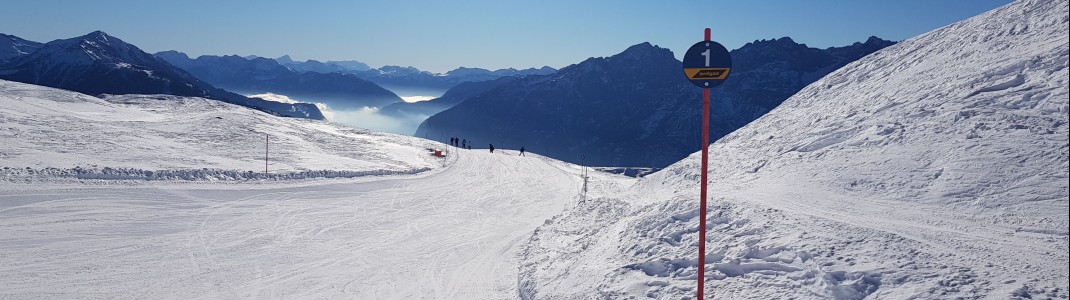 Die beiden Skigebiete in Lienz sind sehr sonnig.