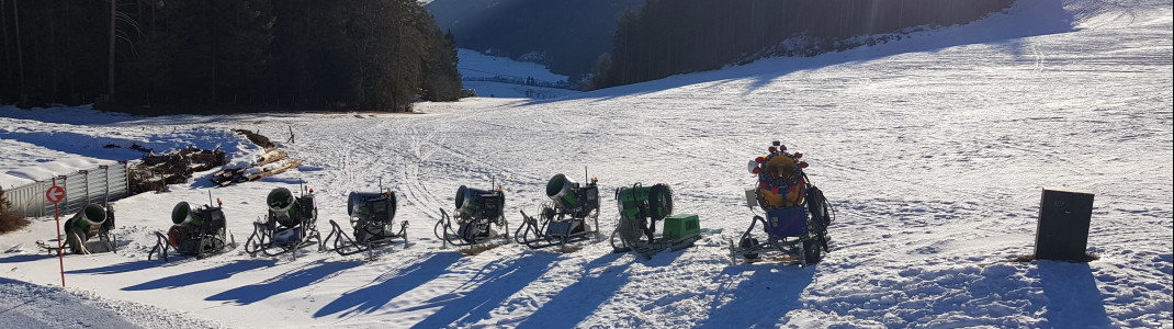Schneekanonen am Hochstein