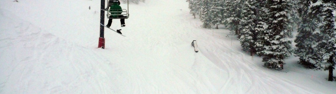 Der Terrain-Park am Roulette-Lift