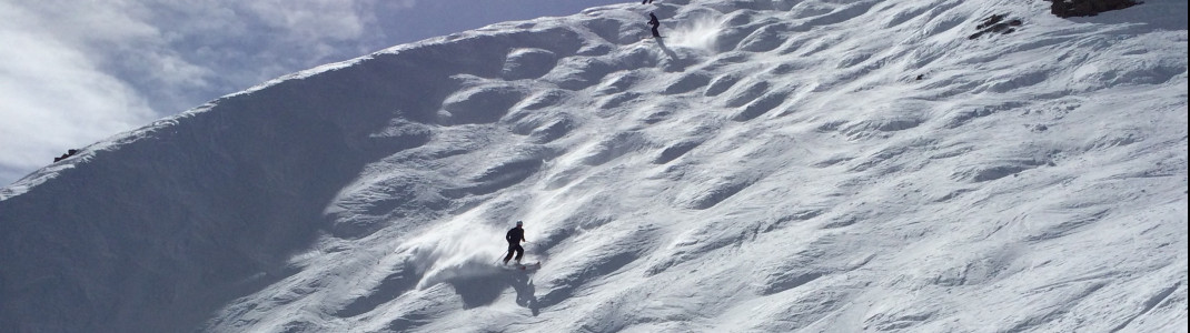 Double Diamond Run Wipeout Chutes am Chair 23.