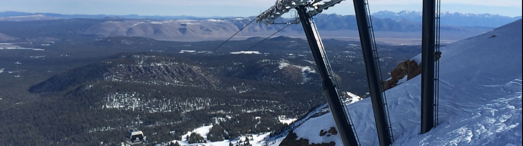 An der Bergstation der Panorama Gondola.
