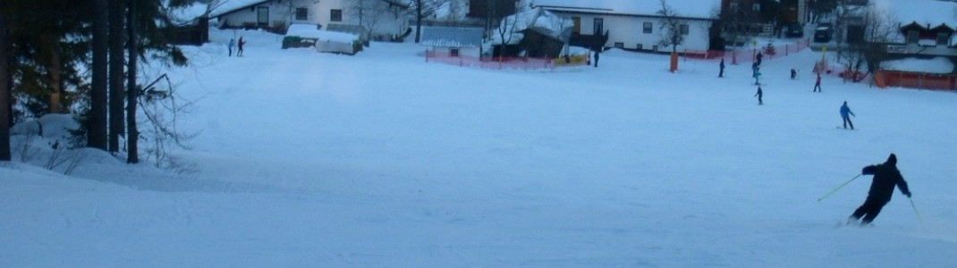 Abfahrt des kleinen Almberg
