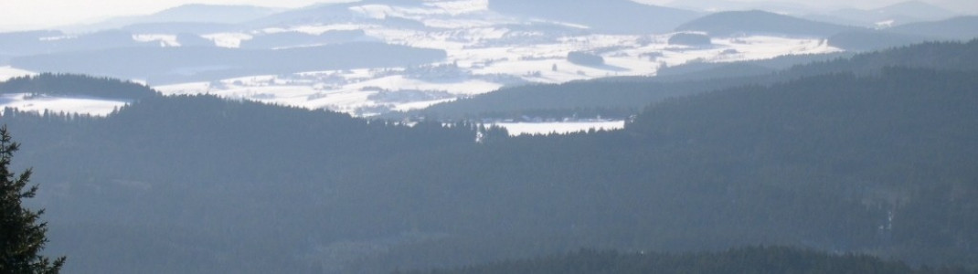 Traumhafter Blick über den Bayerischen Wald