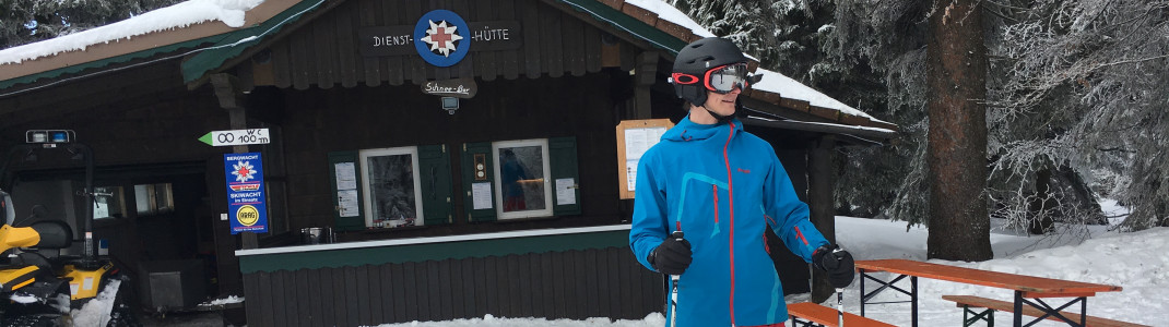 Die günstigsten Preise des Winter fanden wir bei der Diensthütte der lokalen Bergwacht