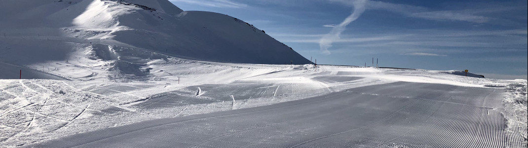 Der Mölltaler Gletscher bietet auch im Frühjahr noch tolle Pistenverhältnisse.