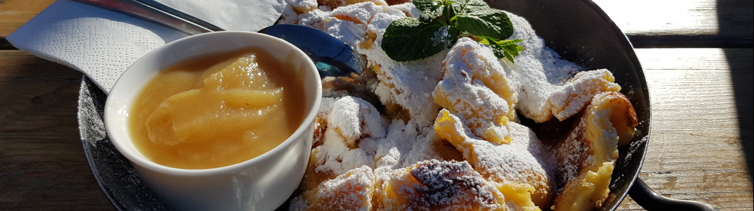 Kaiserschmarrn auf der Edelweißhütte