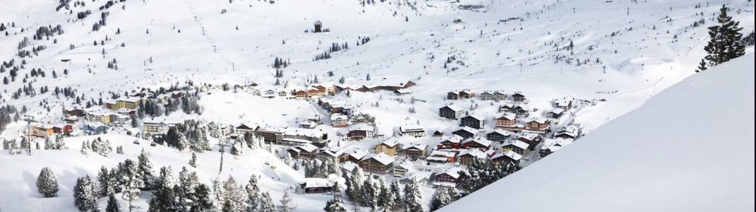 Blick auf den Skiort Obertauern
